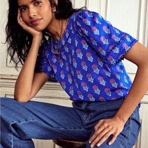 Boden Mila Trim Detail Top